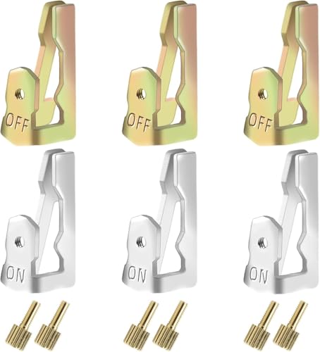 6-teiliges Ersatz-Tripper-Set für Zeitschaltuhren, kompatibel mit Intermatic 156T1978A für T100-Serie, einfach zu installierende Timer-Teile, Pool-Timer, Ein-/Aus-Clips 6-teiliges Ersatz-Tripper-Set für Zeitschaltuhren, kompatibel mit Intermatic 156T1978A für T100-Serie, einfach zu installierende Timer-Teile, Pool-Timer, Ein-/Aus-Clips von TRUSBEE