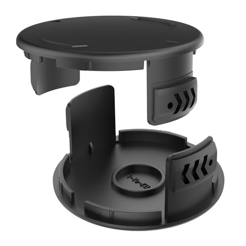 TRUSTLIONTEK 2 Stück TLP-01-1 Ersatz-Spulenabdeckung, Rasentrimmer-Spulenabdeckung für Parkside PRTA 20-Li A1- IAN 311046、 PRTA 20-Li B1- IAN 330831 von TRUSTLIONTEK