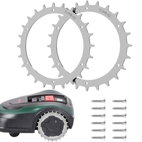 TRUSTLIONTEK Traktionsvorrichtung für Robotermäher Radzahn Spikes, Kompatibel mit Bosch Mährobotern，Radgröße 170 mm. (Bosch) von TRUSTLIONTEK