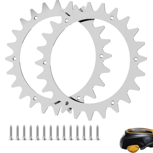 TRUSTLIONTEK Traktionsvorrichtung für Robotermäher Radzahn Spikes, Kompatibel mit McCulloch Mährobotern，Radgröße 198 mm. von TRUSTLIONTEK