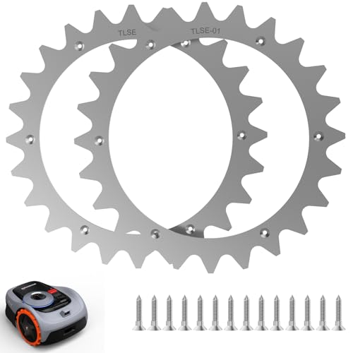 TRUSTLIONTEK Traktionsvorrichtung für Robotermäher Radzahn Spikes, Kompatibel mit Segway Navimow Mährobotern - i105 - i108E，Radgröße 257 mm. von TRUSTLIONTEK