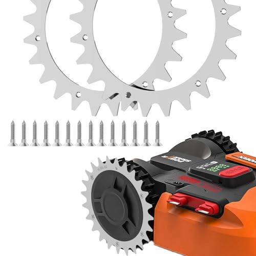 TRUSTLIONTEK Traktionsvorrichtung für Robotermäher Radzahn Spikes, Kompatibel mit Worx Landroid L Mährobotern，Radgröße 225 mm. von TRUSTLIONTEK