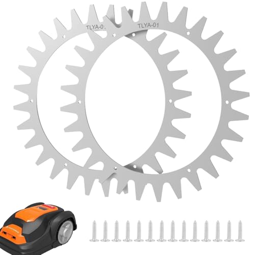 TRUSTLIONTEK Traktionsvorrichtung für Robotermäher Radzahn Spikes, Kompatibel mit Yardforce Mährobotern，Radgröße 215 mm. von TRUSTLIONTEK