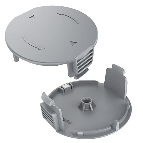 TRUSTLIONTEK Trimmerabdeckung, kompatibel mit Bosch UnicersalGrassCut 18/18-26/18-260 Rasentrimmer, kann Prototyp Trimmerabdeckung 1600A01R5J ersetzen.(2 Stück) von TRUSTLIONTEK