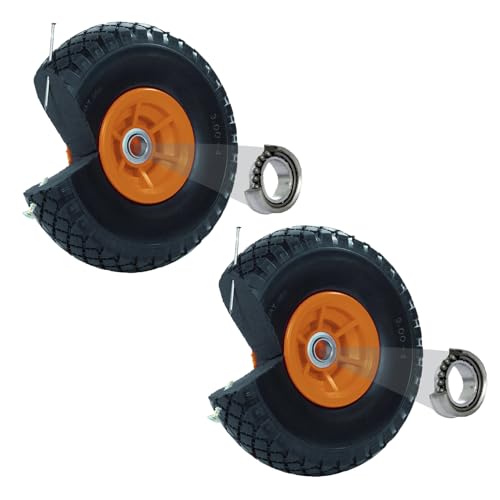 TRUTZHOLM 2X Sackkarrenräder pannensicher mit Nabenversatz 260x85 mm 3.00-4 orange PU Bollerwagenrad Ersatzrad Nabenlänge 60 mm TRUTZHOLM 2X Sackkarrenräder pannensicher mit Nabenversatz 260x85 mm 3.00-4 orange PU Bollerwagenrad Ersatzrad Nabenlänge 60 mm von TRUTZHOLM