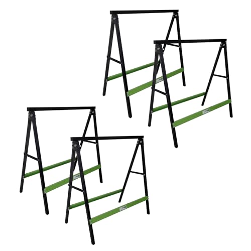 4x TRUTZHOLM Klappbock Sägebock Arbeitsbock klappbar 2er Set Traglast 200 kg/Paar Gerüstbock 4x TRUTZHOLM Klappbock Sägebock Arbeitsbock klappbar 2er Set Traglast 200 kg/Paar Gerüstbock von TRUTZHOLM