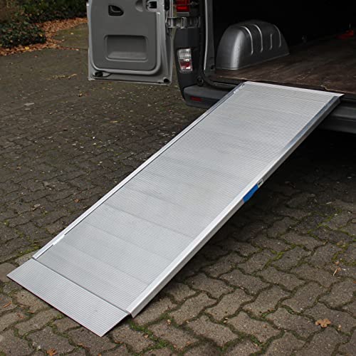 Auffahrrampe Breitrampe Eventrampe Laderampe Rampe 198 cm x 74 cm (LxB) 600kg von TRUTZHOLM