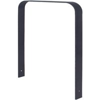 Fahrradanlehnbügel 115 x 76 cm Flachstahl 12 mm pulverbeschichtet zum Einbetonieren Parker Anthrazit Typ U von TRUTZHOLM