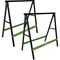 Klappbock Sägebock Arbeitsbock klappbar 2er Set Traglast 200 kg/Paar Gerüstbock von BAUMARKTPLUS