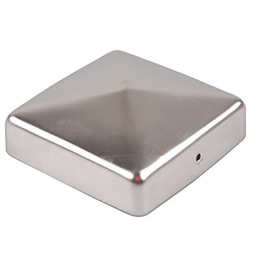 Pfostenkappe Edelstahl 71 mm Pyramide Abdeckkappe für Pfosten 7 x 7 cm von TRUTZHOLM