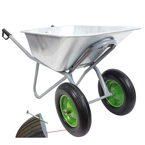 Schubkarre Zweiradkarre 2-Rad PU Rad 150L 150kg Schiebkarre Schubkarre Zweiradkarre 2-Rad PU Rad 150L 150kg Schiebkarre von TRUTZHOLM