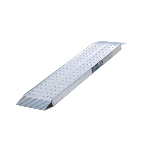 TRUTZHOLM 1 x Auffahrrampe 100 x 28 cm 270kg Alu gelocht Verladerampe Motorradrampe Sicherungsbolzen von TRUTZHOLM