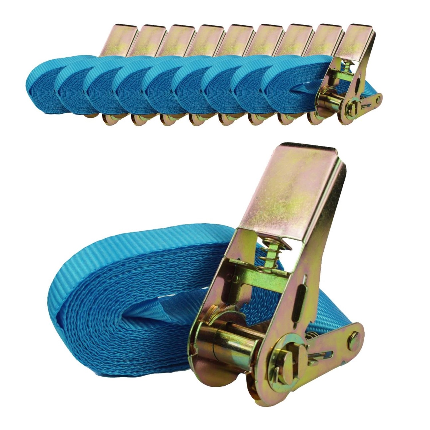 TRUTZHOLM 10x Profi Ratschen Spanngurt 1 Teilig 4m 0,8t 800kg TÜV GS Blau TRUTZHOLM 10x Profi Ratschen Spanngurt 1 Teilig 4m 0,8t 800kg TÜV GS Blau von TRUTZHOLM
