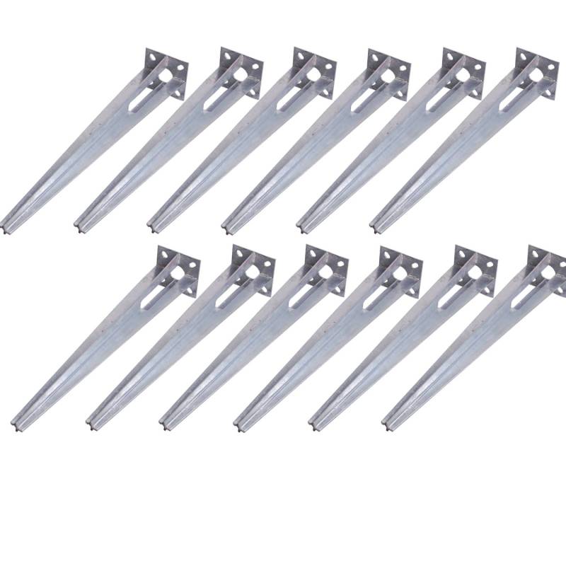 TRUTZHOLM 12x Bodenhülse Durchmesser 40mm 50cm Länge Verzinkt 100x100mm TRUTZHOLM 12x Bodenhülse Durchmesser 40mm 50cm Länge Verzinkt 100x100mm von TRUTZHOLM