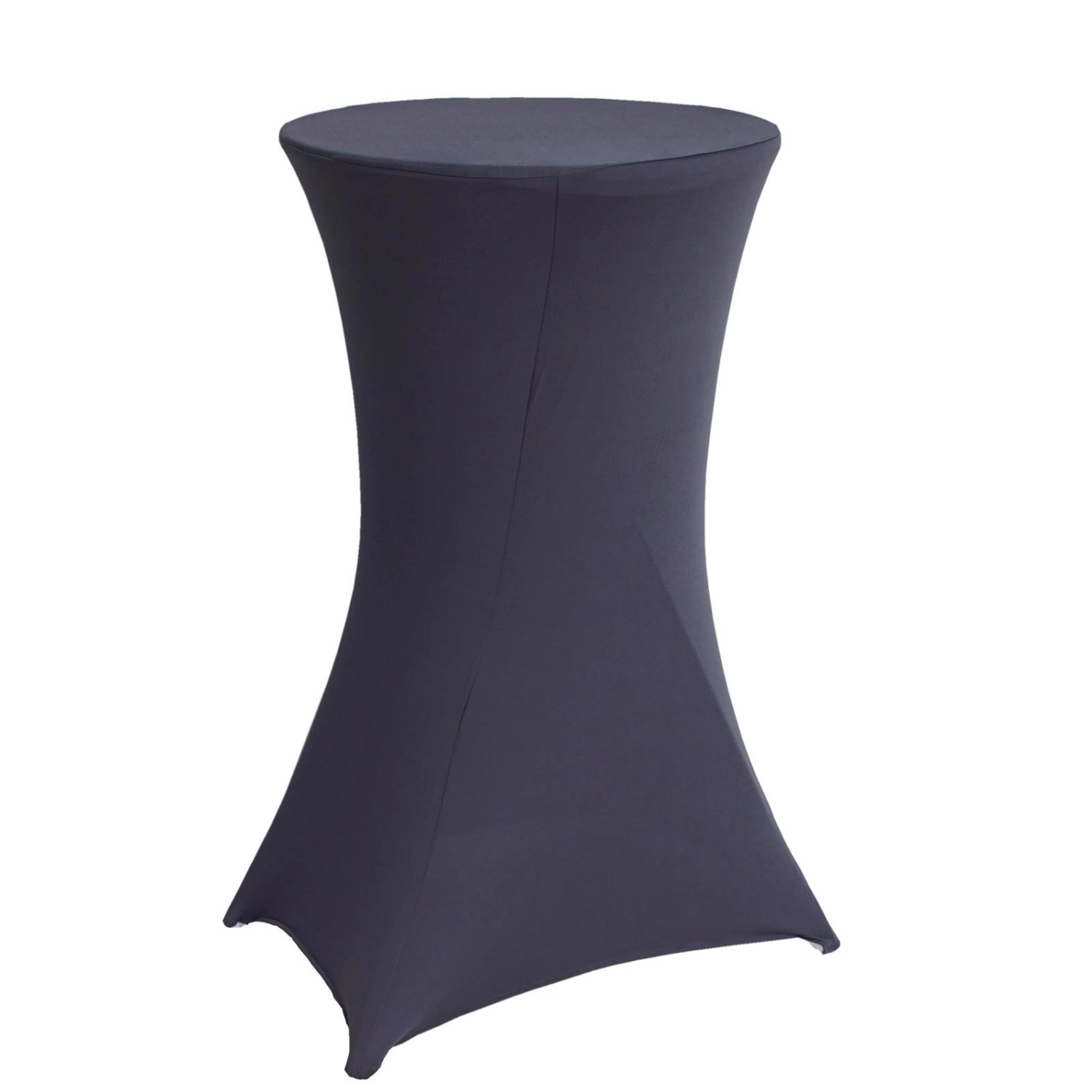 TRUTZHOLM 2er Set Stehtischhusse 60cm Husse Grau von TRUTZHOLM