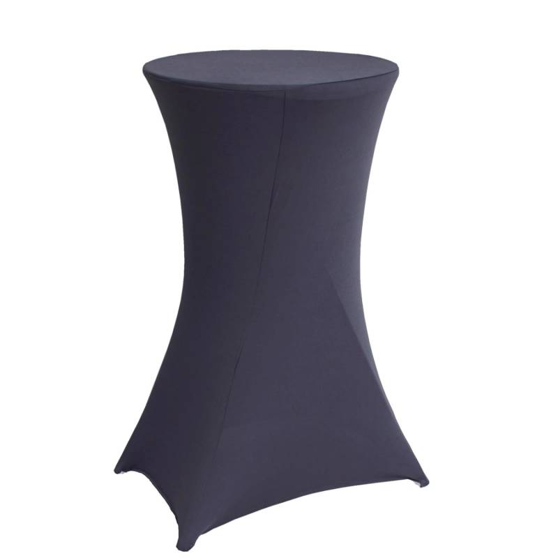 TRUTZHOLM 2er Set Stehtischhusse 60cm Husse Grau von TRUTZHOLM
