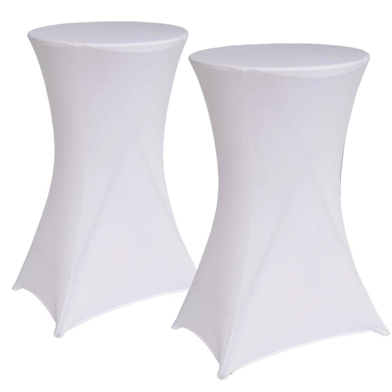 TRUTZHOLM 2er Set Stehtischhusse Husse Bistrotisch Decke 60cm Weiß TRUTZHOLM 2er Set Stehtischhusse Husse Bistrotisch Decke 60cm Weiß von TRUTZHOLM