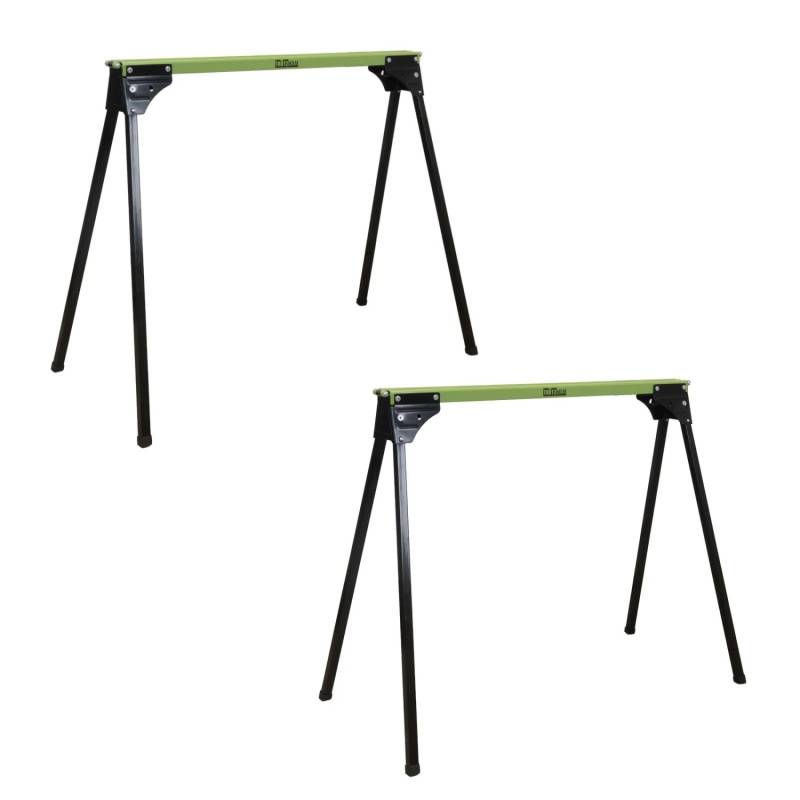 TRUTZHOLM 2x Arbeitsbock Klappbar bis 1000 kg Stahl Pulverbeschichtet Grün Schwarz TRUTZHOLM 2x Arbeitsbock Klappbar bis 1000 kg Stahl Pulverbeschichtet Grün Schwarz von TRUTZHOLM