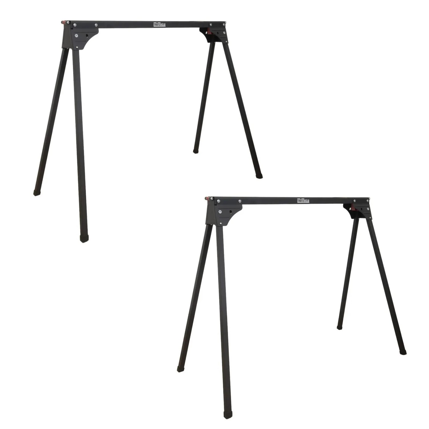 TRUTZHOLM 2x Arbeitsbock Klappbar bis 1000 kg Stahl Pulverbeschichtet Schwarz Rot TRUTZHOLM 2x Arbeitsbock Klappbar bis 1000 kg Stahl Pulverbeschichtet Schwarz Rot von TRUTZHOLM