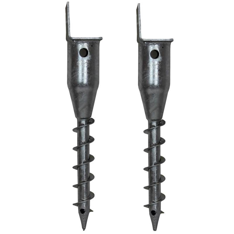 TRUTZHOLM 2x L Profil Bodenhülse Zum Einschrauben 48,5 cm Länge Feuerverzinkt TRUTZHOLM 2x L Profil Bodenhülse Zum Einschrauben 48,5 cm Länge Feuerverzinkt von TRUTZHOLM