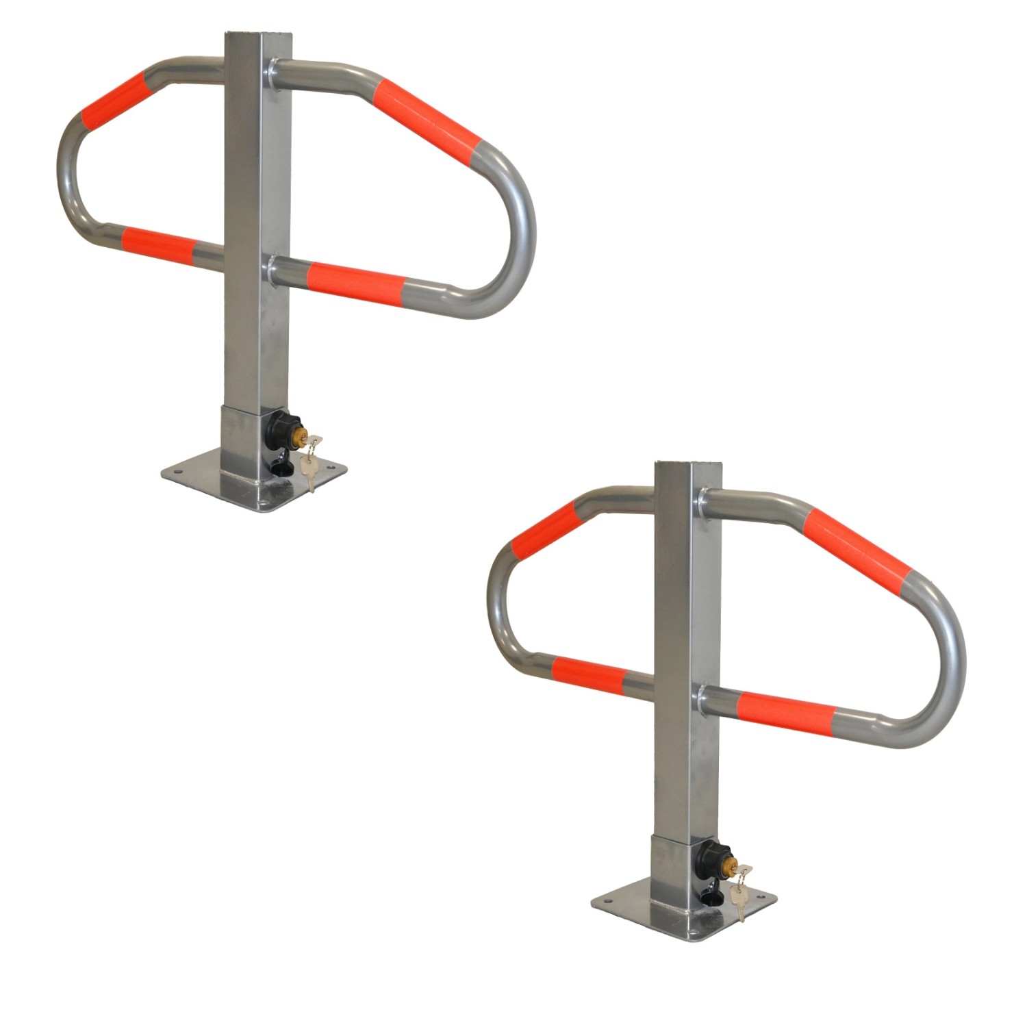 TRUTZHOLM 2x Parkplatzsperre 47x73 cm Metall Abschließbar Und Klappbar Grau TRUTZHOLM 2x Parkplatzsperre 47x73 cm Metall Abschließbar Und Klappbar Grau von TRUTZHOLM