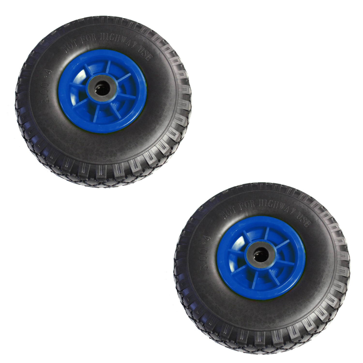 TRUTZHOLM 2x Sackkarrenrad PU Rad 260x85mm 3.00-4 75mm Zentrierte Nabe Durchmesser 20 mm Blau TRUTZHOLM 2x Sackkarrenrad PU Rad 260x85mm 3.00-4 75mm Zentrierte Nabe Durchmesser 20 mm Blau von TRUTZHOLM