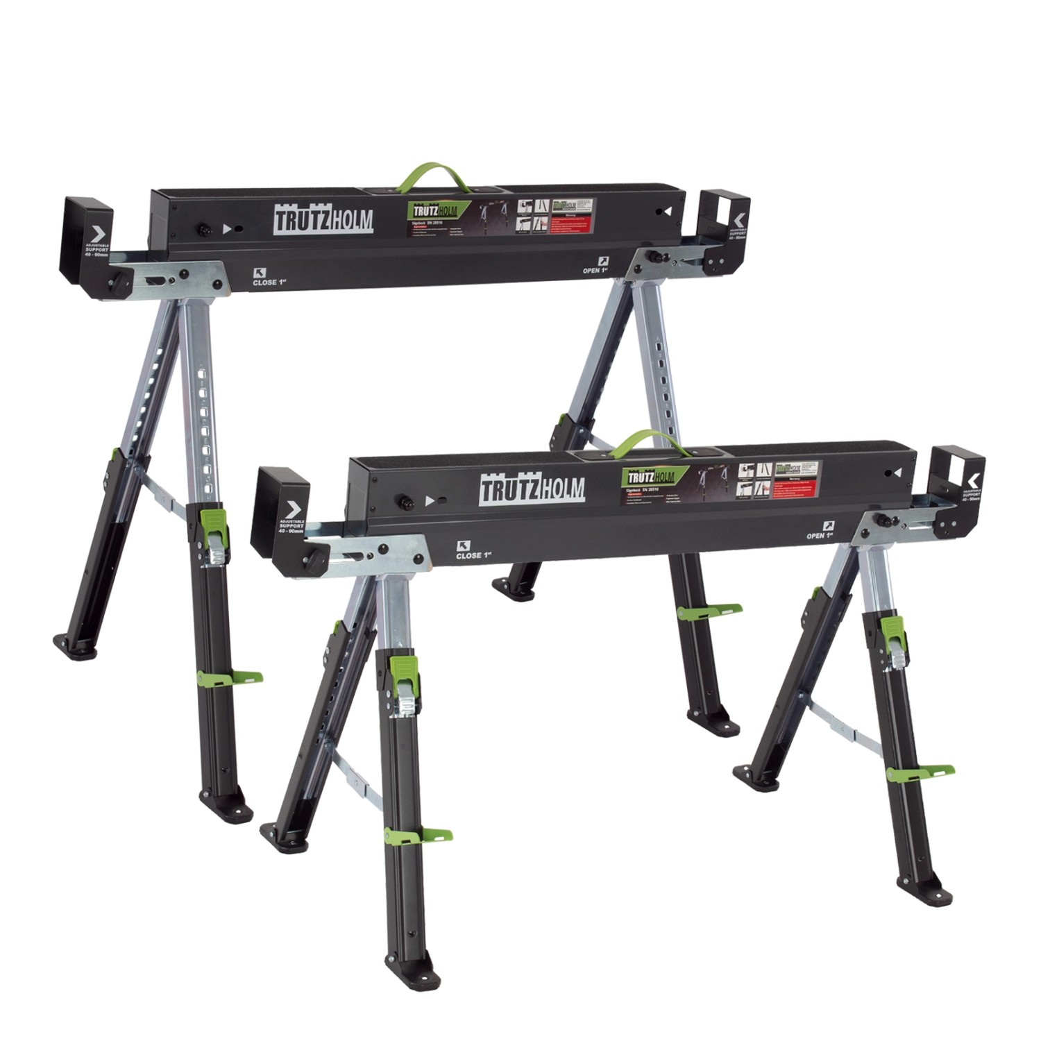 TRUTZHOLM 2x Sägebock Deluxe 9Fach Höhenverstellbar Stahl Bis 1300 kg TRUTZHOLM 2x Sägebock Deluxe 9Fach Höhenverstellbar Stahl Bis 1300 kg von TRUTZHOLM