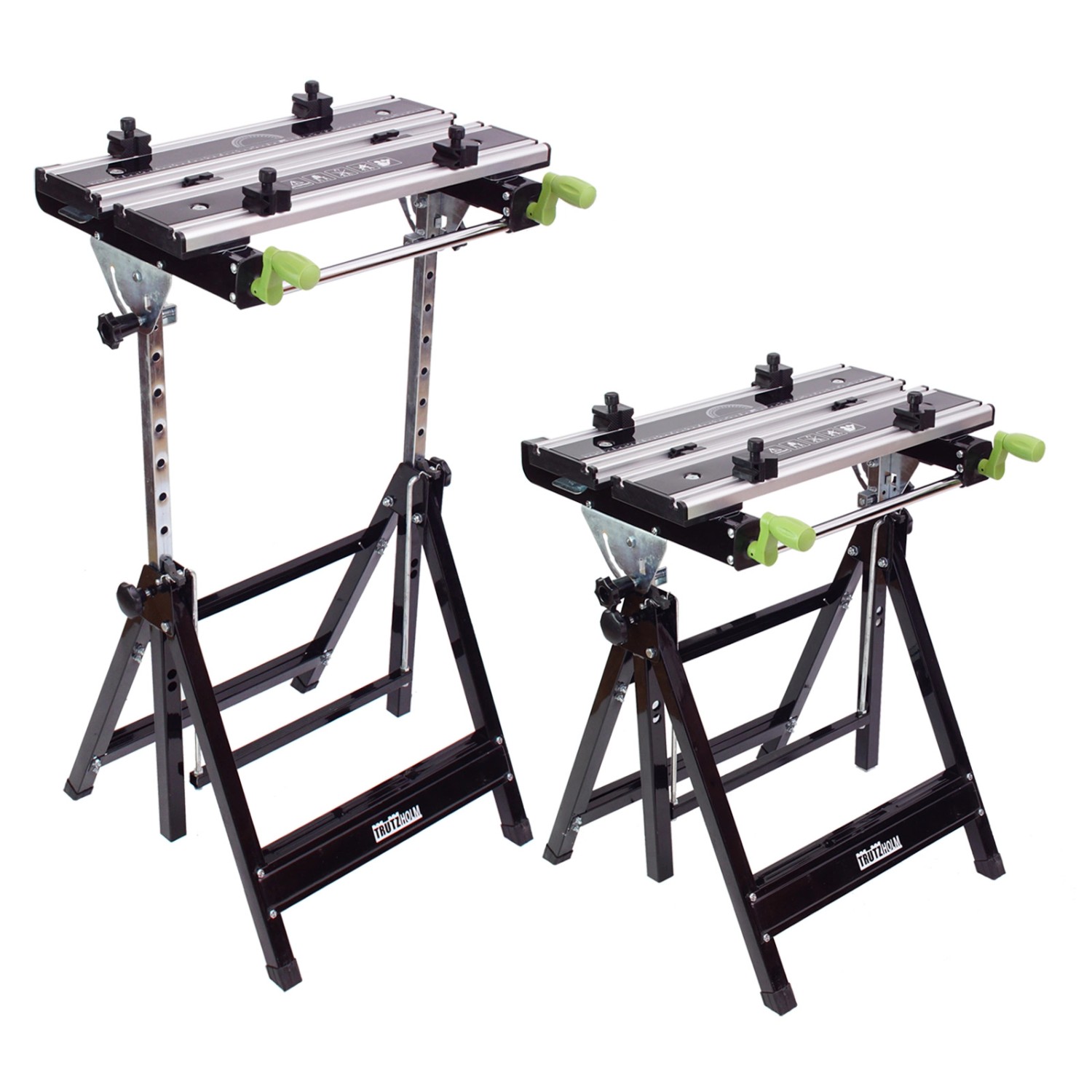TRUTZHOLM 2x Werkbank Premium Alu Klappbar 7 Stufen Höhenverstellbar bis 90 Grad Neigbar TRUTZHOLM 2x Werkbank Premium Alu Klappbar 7 Stufen Höhenverstellbar bis 90 Grad Neigbar von TRUTZHOLM