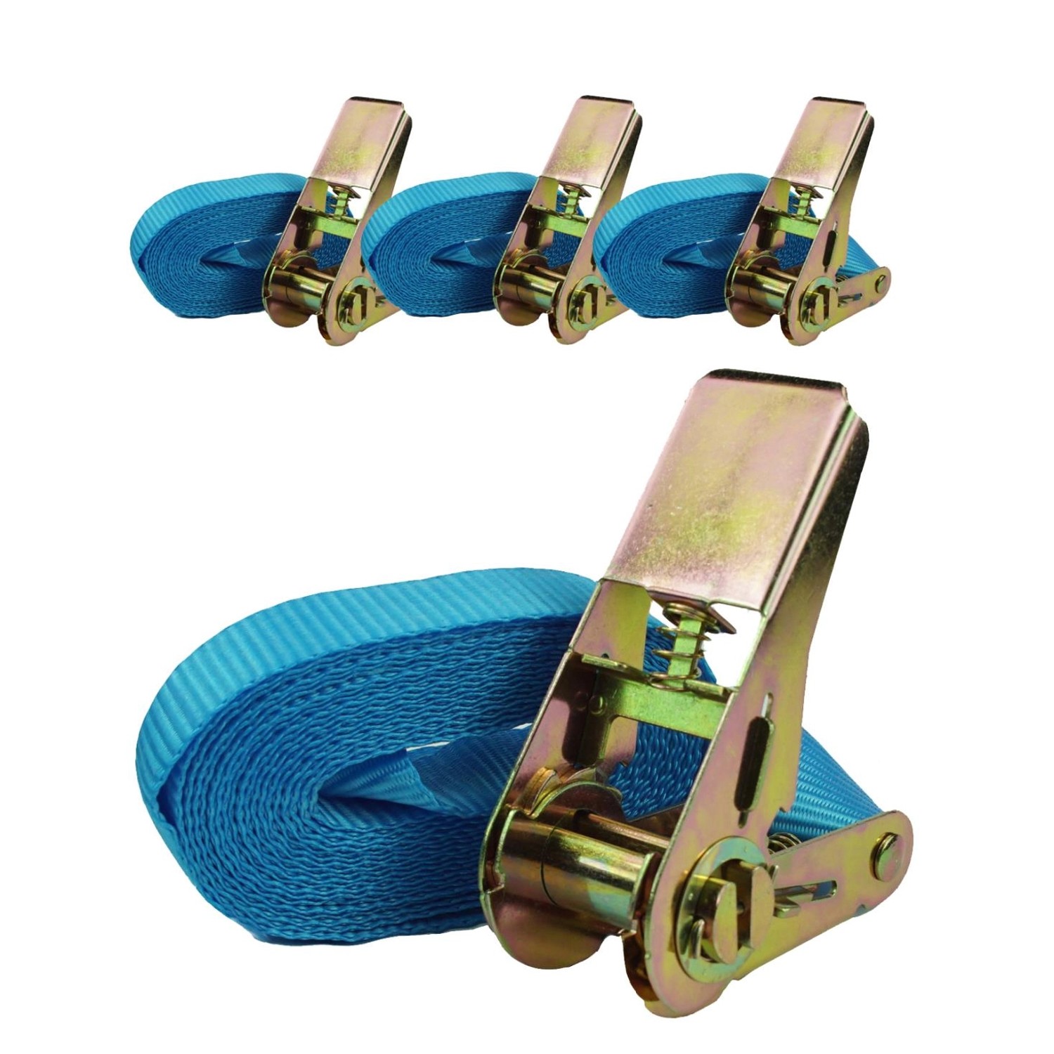 TRUTZHOLM 4x Profi Ratschen Spanngurt 1 Teilig 4m 0,8t 800kg TÜV GS Blau TRUTZHOLM 4x Profi Ratschen Spanngurt 1 Teilig 4m 0,8t 800kg TÜV GS Blau von TRUTZHOLM