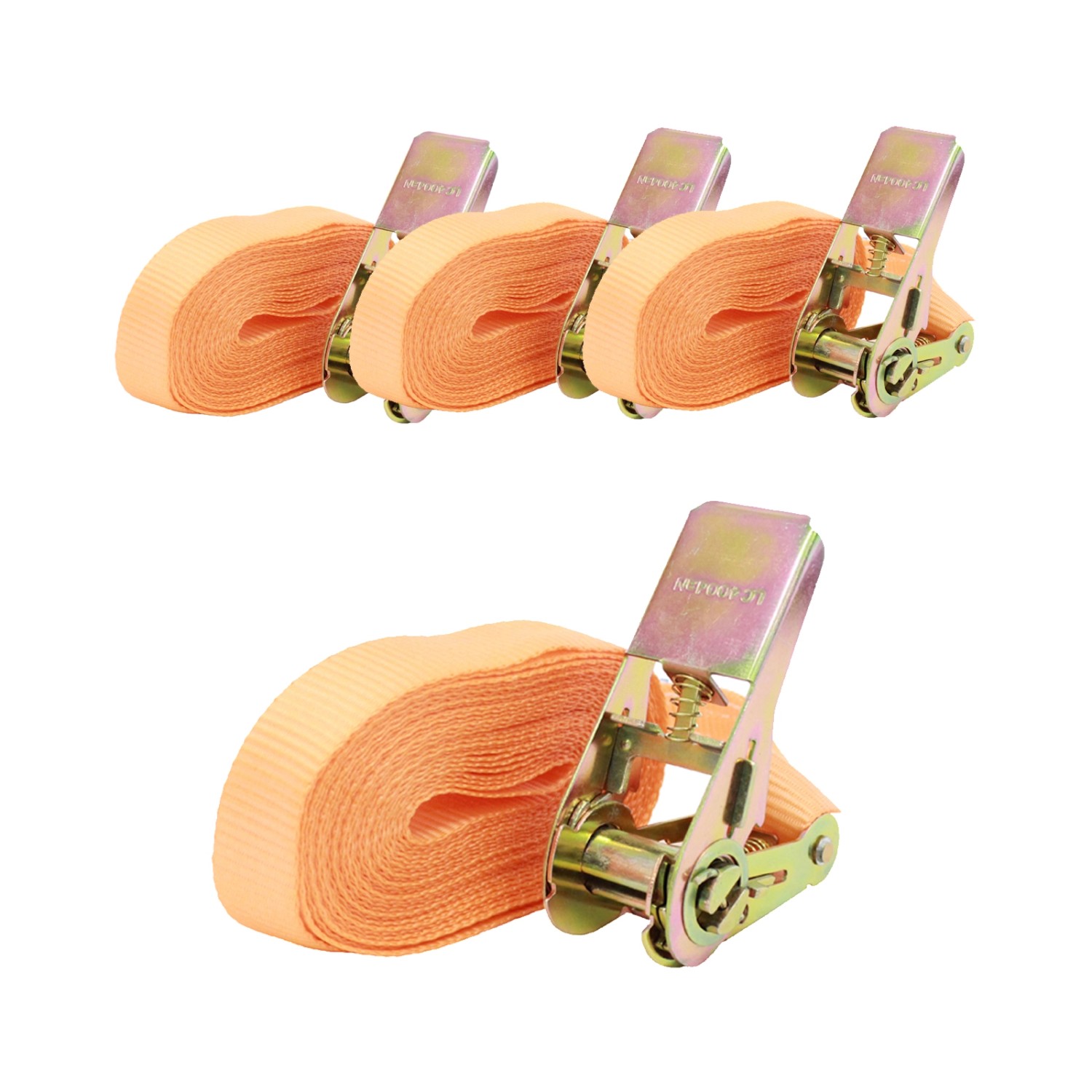 TRUTZHOLM 4x Profi Ratschen Spanngurt 1 Teilig 6m 0,8t 800 kg TÜV GS Orange TRUTZHOLM 4x Profi Ratschen Spanngurt 1 Teilig 6m 0,8t 800 kg TÜV GS Orange von TRUTZHOLM