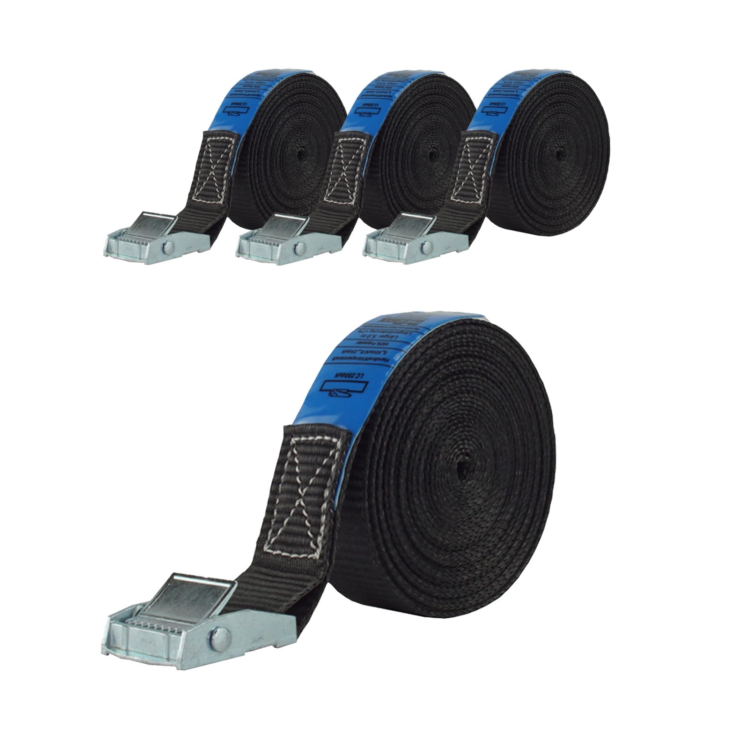 TRUTZHOLM 4x Profi Spanngurt Klemmschloss Auto 1 Teilig 4m 250 kg Schwarz TRUTZHOLM 4x Profi Spanngurt Klemmschloss Auto 1 Teilig 4m 250 kg Schwarz von TRUTZHOLM