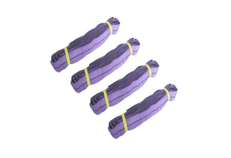 TRUTZHOLM 4x Rundschlinge 1000k 4m Umfang Hebeband Hebeschlinge Hebegurt Hebeband (Set, 4-tlg), Oberflächenschonend von TRUTZHOLM