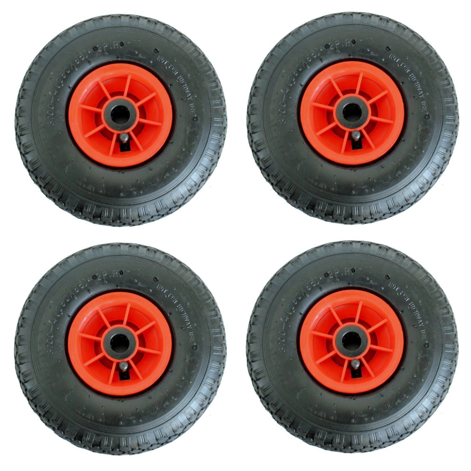 TRUTZHOLM 4x Sackkarrenrad Luftrad 260x85 3.00-4 Achlänge 75 mm 4PR Rot TRUTZHOLM 4x Sackkarrenrad Luftrad 260x85 3.00-4 Achlänge 75 mm 4PR Rot von TRUTZHOLM