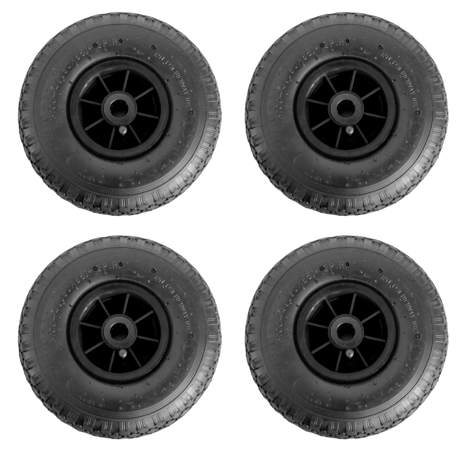 TRUTZHOLM 4x Sackkarrenrad Luftrad 260x85mm 3.00-4 Achlänge 75mm 4PR Schwarz TRUTZHOLM 4x Sackkarrenrad Luftrad 260x85mm 3.00-4 Achlänge 75mm 4PR Schwarz von TRUTZHOLM