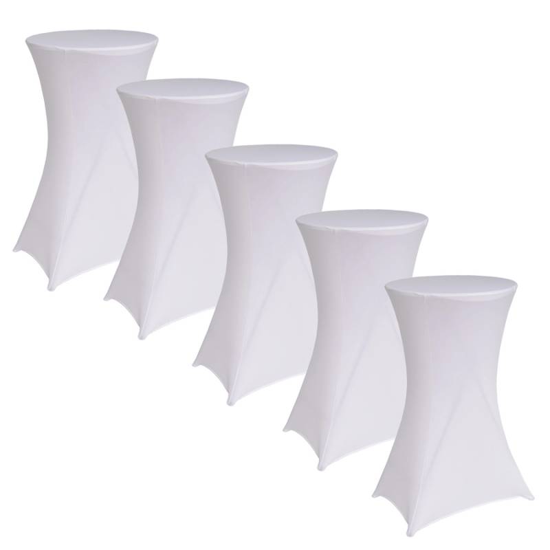 TRUTZHOLM 5er Set Stehtischhusse Husse Bistrotisch Decke 60cm Weiß TRUTZHOLM 5er Set Stehtischhusse Husse Bistrotisch Decke 60cm Weiß von TRUTZHOLM