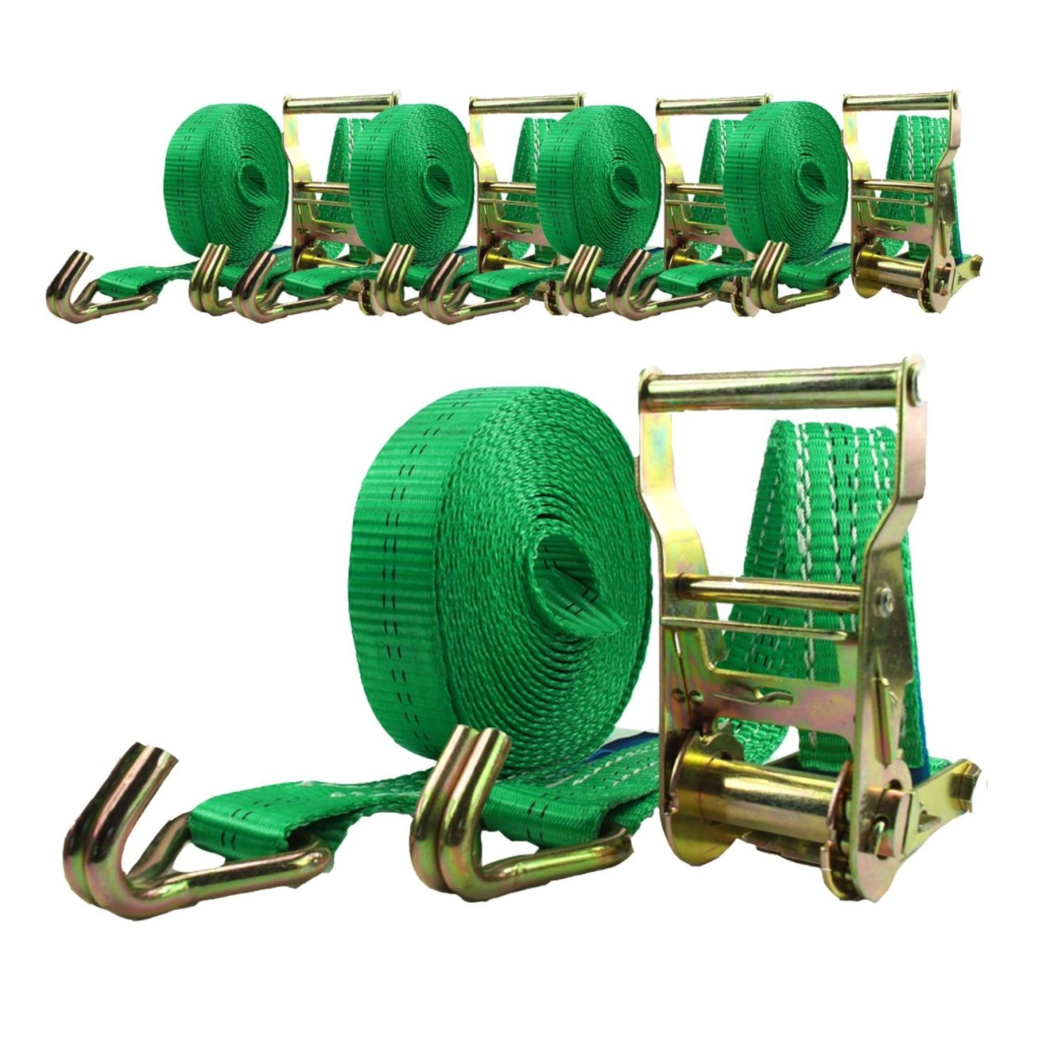 TRUTZHOLM 5x Profi Ratschen Spanngurt 2 Teilig 6m 2t 2000 kg TÜV GS Grün TRUTZHOLM 5x Profi Ratschen Spanngurt 2 Teilig 6m 2t 2000 kg TÜV GS Grün von TRUTZHOLM