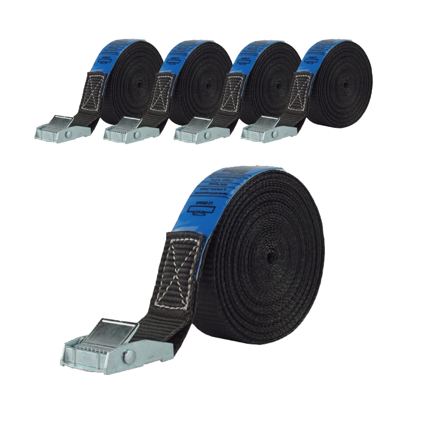 TRUTZHOLM 5x Profi Spanngurt Klemmschloss Auto 1 Teilig 6m 250 kg Schwarz TRUTZHOLM 5x Profi Spanngurt Klemmschloss Auto 1 Teilig 6m 250 kg Schwarz von TRUTZHOLM