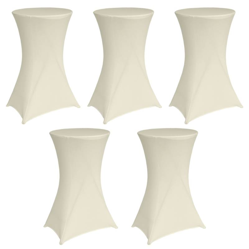 TRUTZHOLM 5x Stehtischhusse Husse Stretch Durchmesser 60cm Beige TRUTZHOLM 5x Stehtischhusse Husse Stretch Durchmesser 60cm Beige von TRUTZHOLM