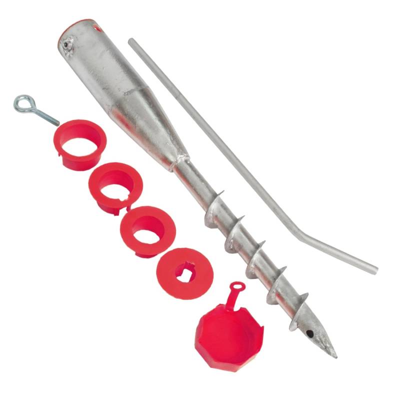 TRUTZHOLM 8x Bodenhülse Einschraubbodenhülse Verzinkt 25 Bis 64mm von TRUTZHOLM