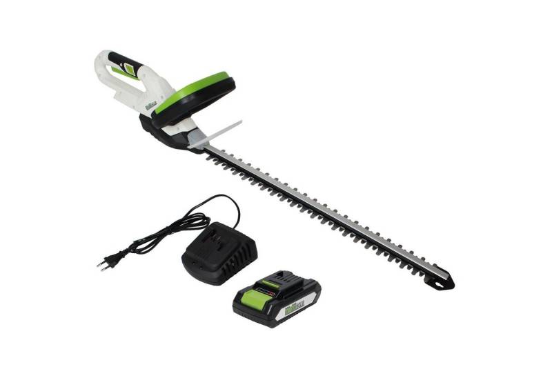 TRUTZHOLM Akku-Heckenschere Akku Heckenschere 20V 2.0 Ah 520 mm Schnittlänge mit Akku und Schnelll von TRUTZHOLM