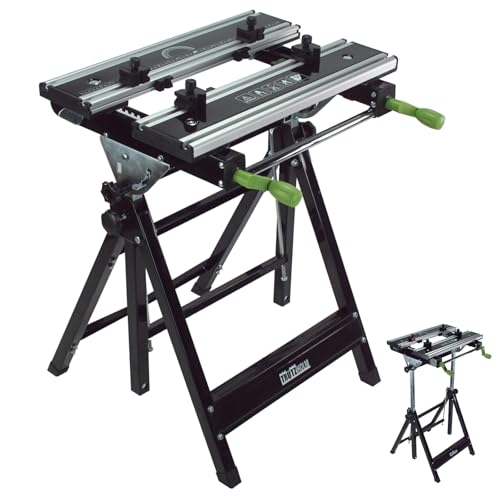 TRUTZHOLM Werkbank klappbar höhenverstellbar – Premium Multifunktionswerkbank aus Alu/Stahl, 7-Fach verstellbar, 100 kg Tragkraft, mobiler Arbeitstisch für Werkstatt & Hobby TRUTZHOLM Werkbank klappbar höhenverstellbar – Premium Multifunktionswerkbank aus Alu/Stahl, 7-Fach verstellbar, 100 kg Tragkraft, mobiler Arbeitstisch für Werkstatt & Hobby von TRUTZHOLM