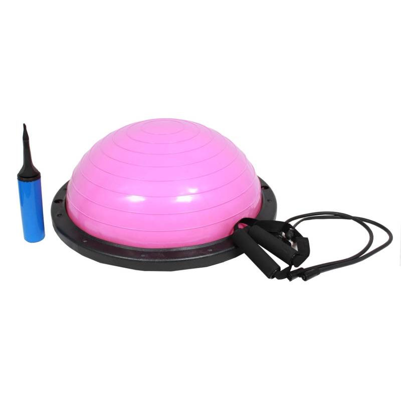 TRUTZHOLM Balancetrainer Yoga Gymnastik Balance Durchmesser 60cm Pink von TRUTZHOLM