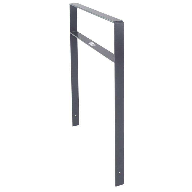 TRUTZHOLM Fahrradanlehnbügel 114 x 77 cm Flachstahl 13 mm Anthrazit Typ H von TRUTZHOLM