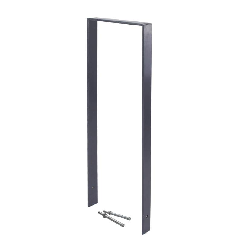TRUTZHOLM Fahrradanlehnbügel 119 x 93 cm Flachstahl 13 mm Anthrazit Typ U von TRUTZHOLM