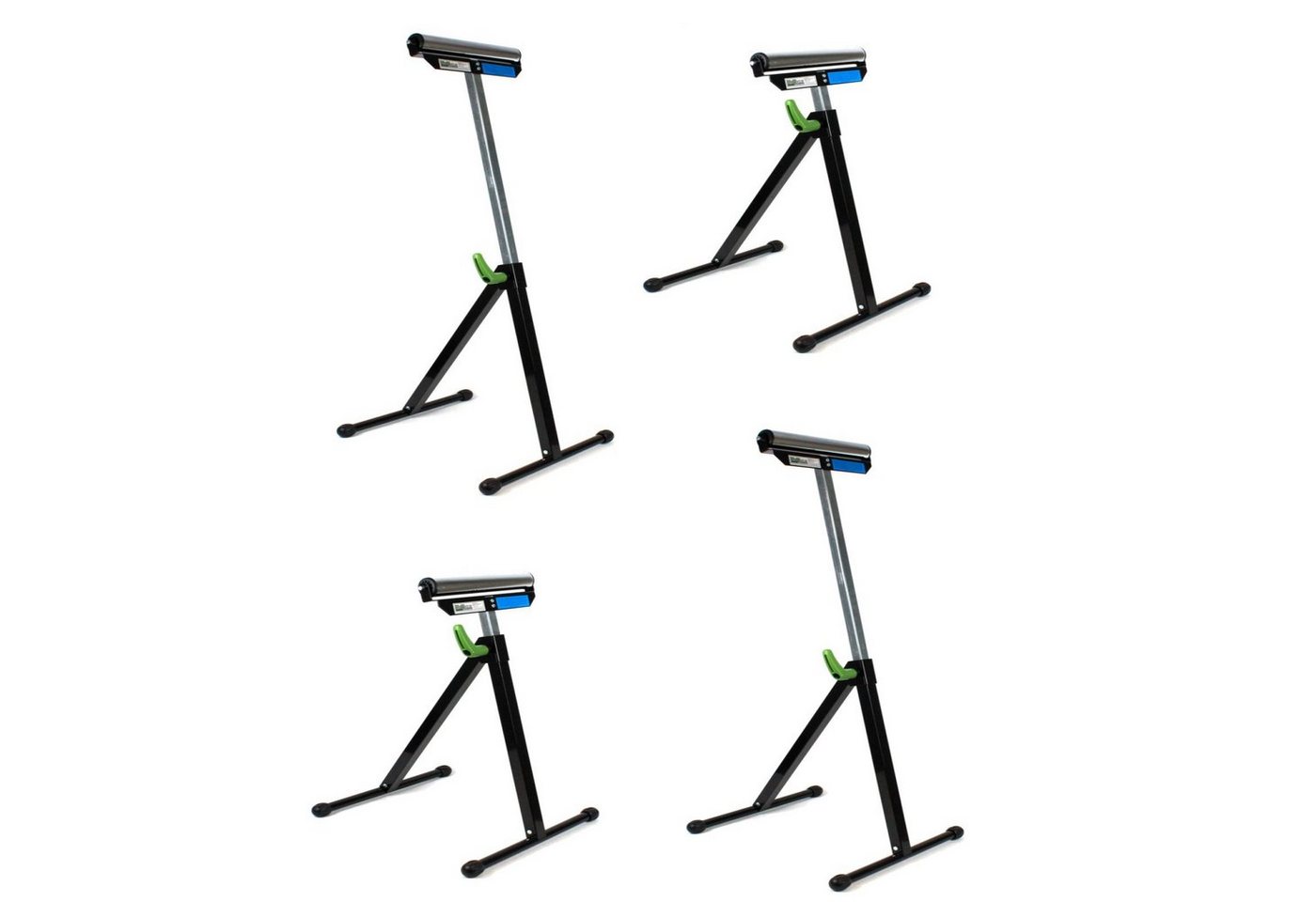 TRUTZHOLM Gerüst 4x Rollenbock Klappbock Unterstellbock Arbeitsbock Montagebock 90kg, (Spar-Set, 4 St), platzsparend von TRUTZHOLM