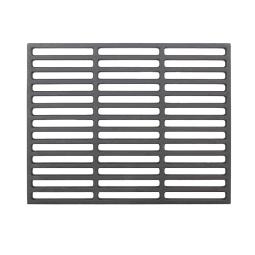 TRUTZHOLM Grillrost 45x35 cm rechteckig emailliert Grillgitter Gusseisen Grillplatte von TRUTZHOLM