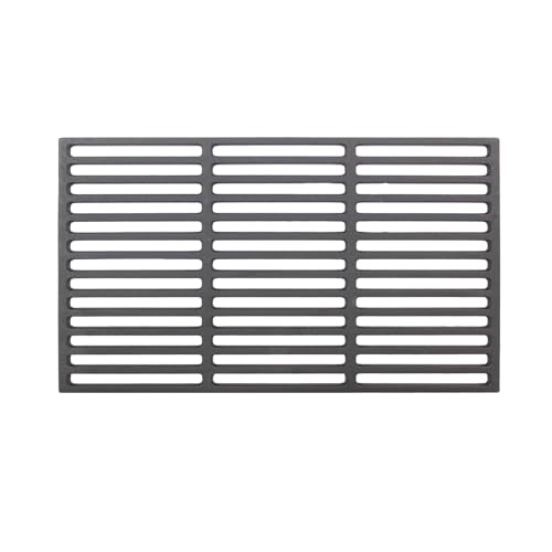 TRUTZHOLM Grillrost 60x40cm rechteckig emailliert Rost Grillgitter Gusseisen Grillplatte von TRUTZHOLM