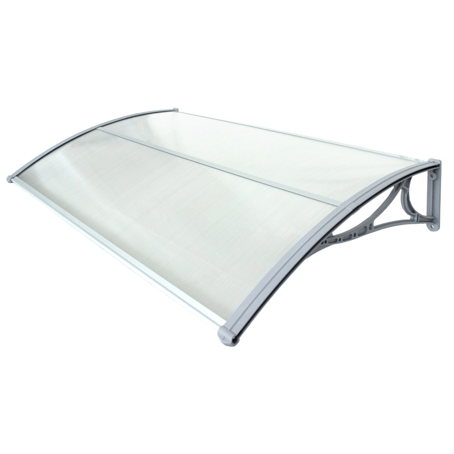 TRUTZHOLM Haustürvordach 75 x 120 cm Hohlkammerplatte Aluabschlussleiste Grau TRUTZHOLM Haustürvordach 75 x 120 cm Hohlkammerplatte Aluabschlussleiste Grau von TRUTZHOLM