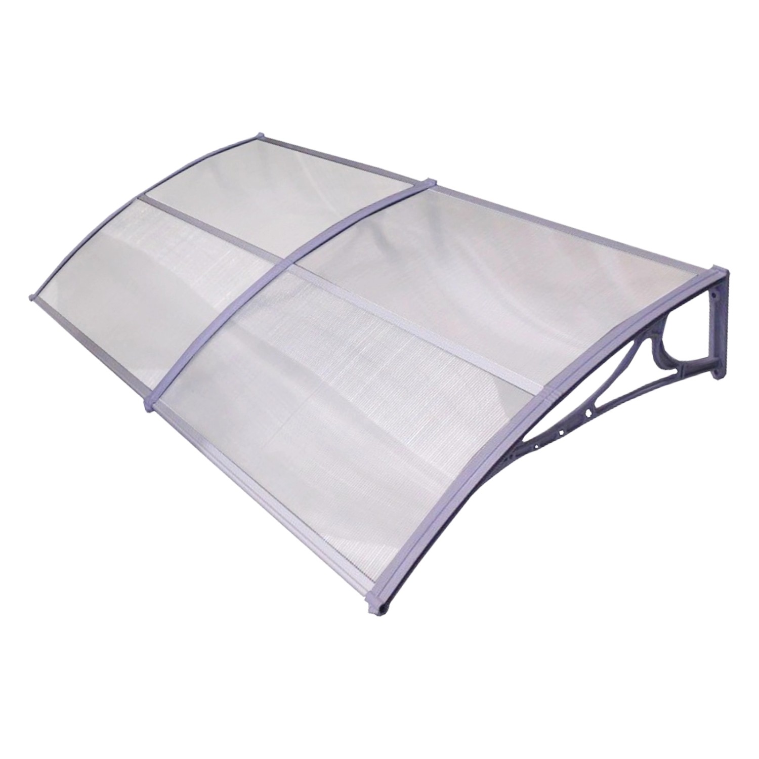 TRUTZHOLM Haustürvordach 97 x 200 cm Hohlkammerplatte Aluabschlussleiste Grau TRUTZHOLM Haustürvordach 97 x 200 cm Hohlkammerplatte Aluabschlussleiste Grau von TRUTZHOLM