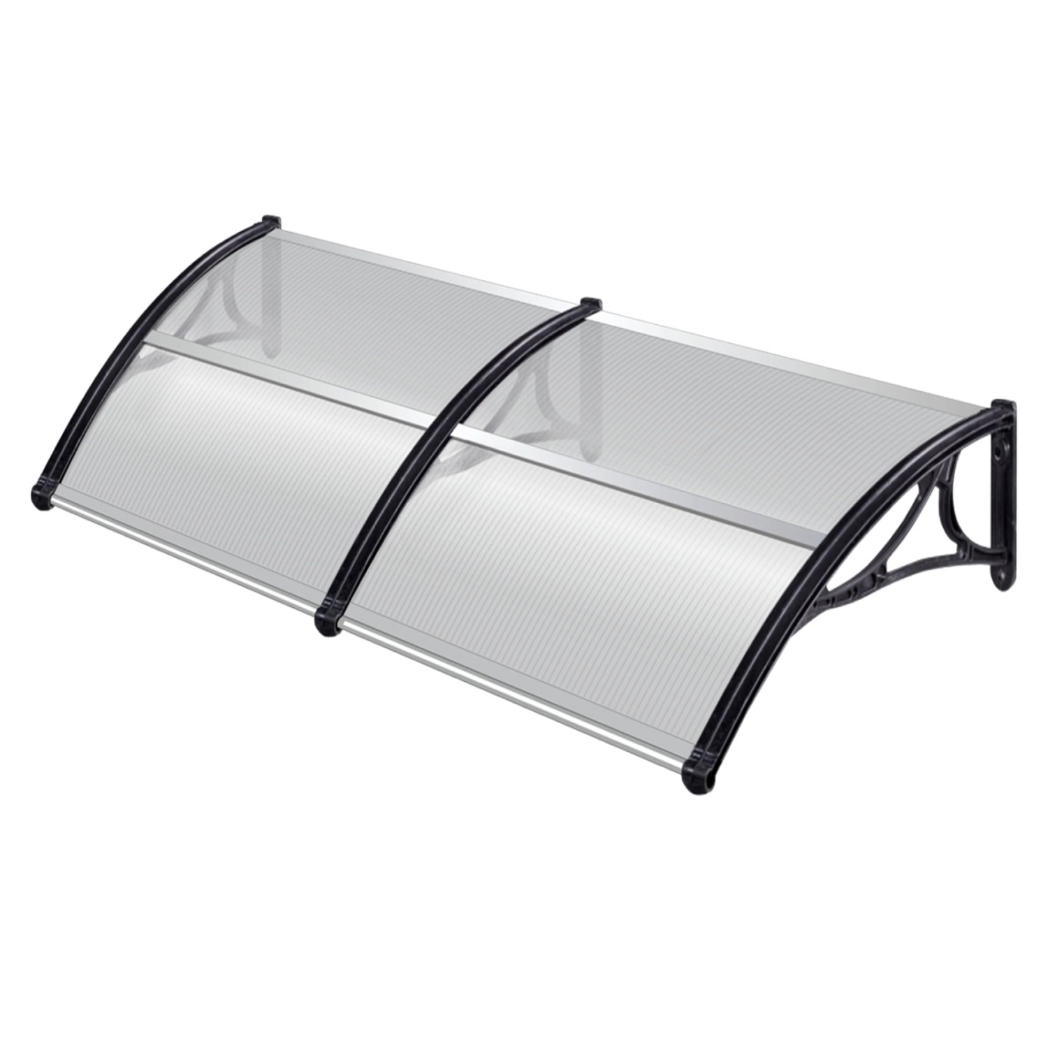 TRUTZHOLM Haustürvordach 97 x 295 cm Hohlkammerplatte Aluabschlussleiste Schwarz TRUTZHOLM Haustürvordach 97 x 295 cm Hohlkammerplatte Aluabschlussleiste Schwarz von TRUTZHOLM